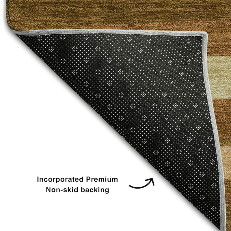 Premium Washable Super Soft Modern Stripes Mayfield Rug