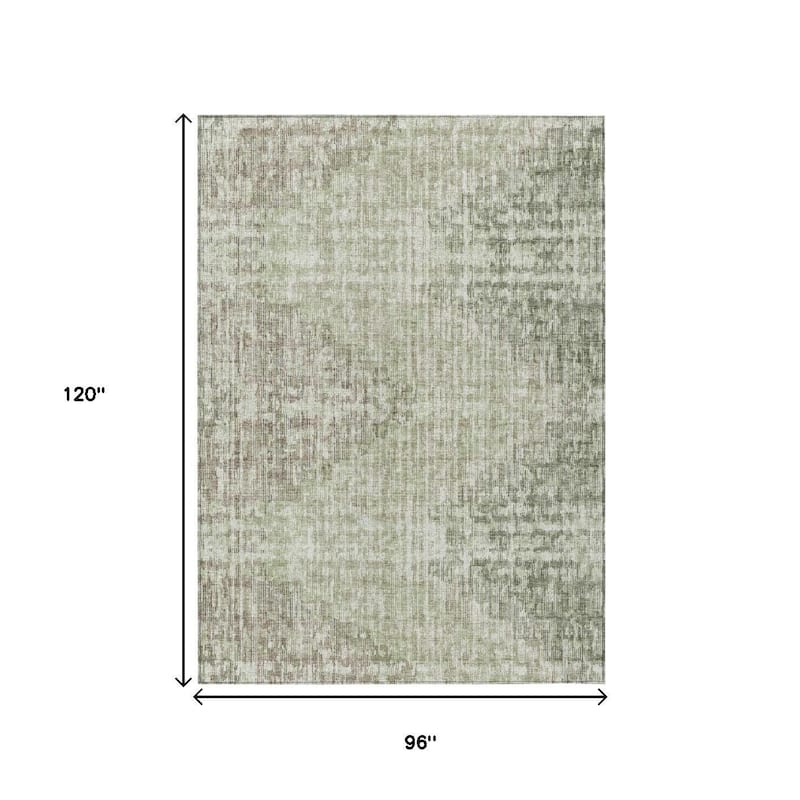 HomeRoots Geometric Transitional Rectangle Outdoor Rug
