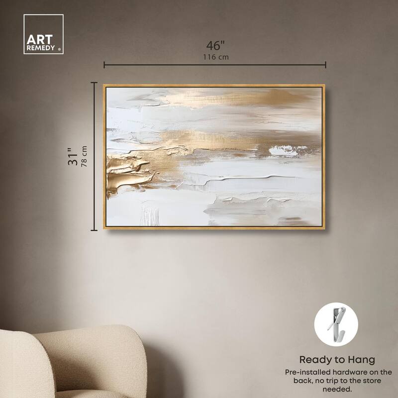 Soothing Waves Canvas by Art Remedy