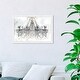 preview thumbnail 19 of 20, Oliver Gal 'White Gold Diamonds' Fashion and Glam Wall Art Framed Print Chandeliers - Gray, White 24 x 16 - White