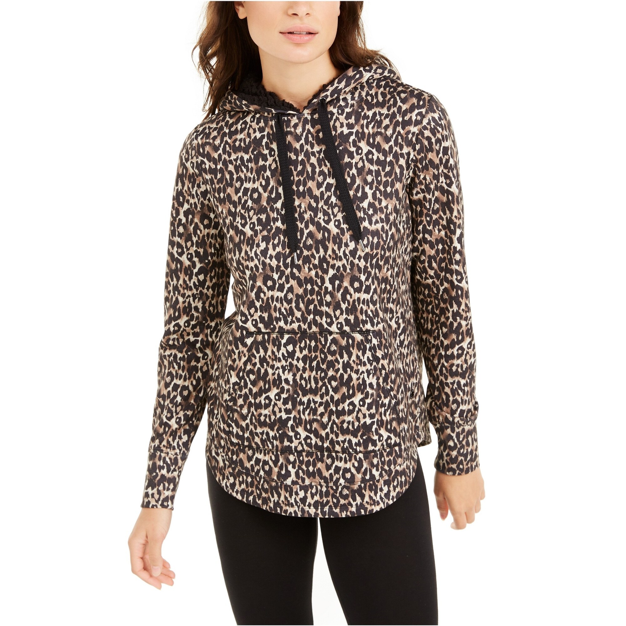 Ideology Womens Plus Sweatshirt Fitness Pullover Top