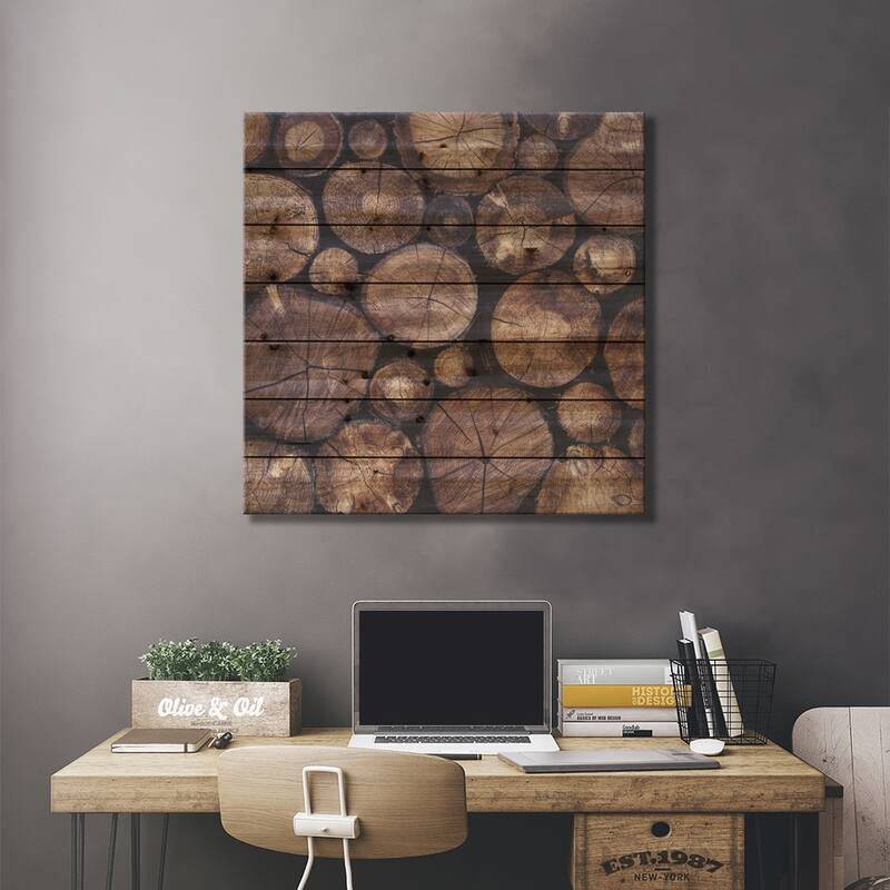 The Wood Holds Many Spirits Print On Wood by Tordis Kayma - Multi-Color