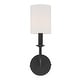 preview thumbnail 10 of 9, Crystorama Lighting Group Bailey Single Light 16" Tall Wall Sconce