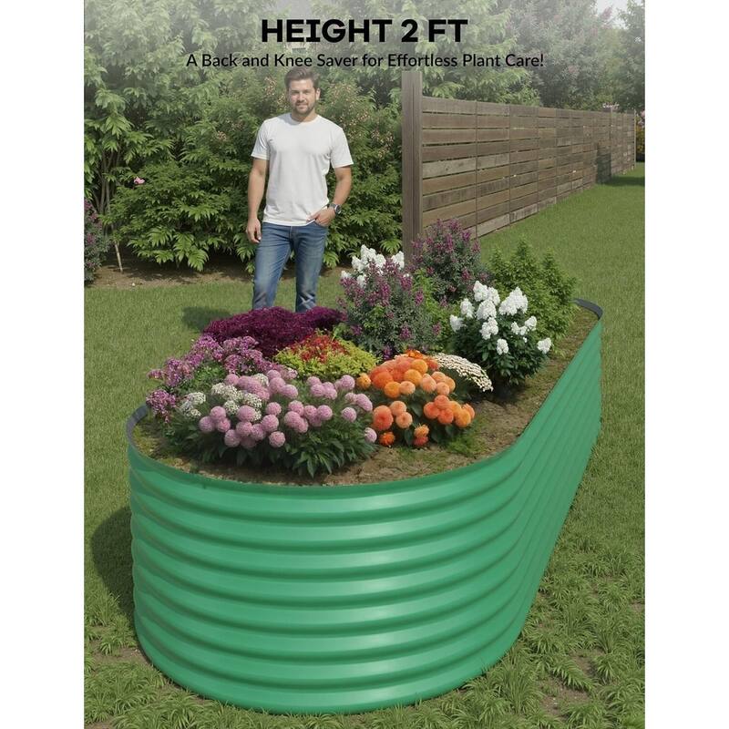 Raised Garden Bed Outdoor, for Vegetables, Fruits, Flower