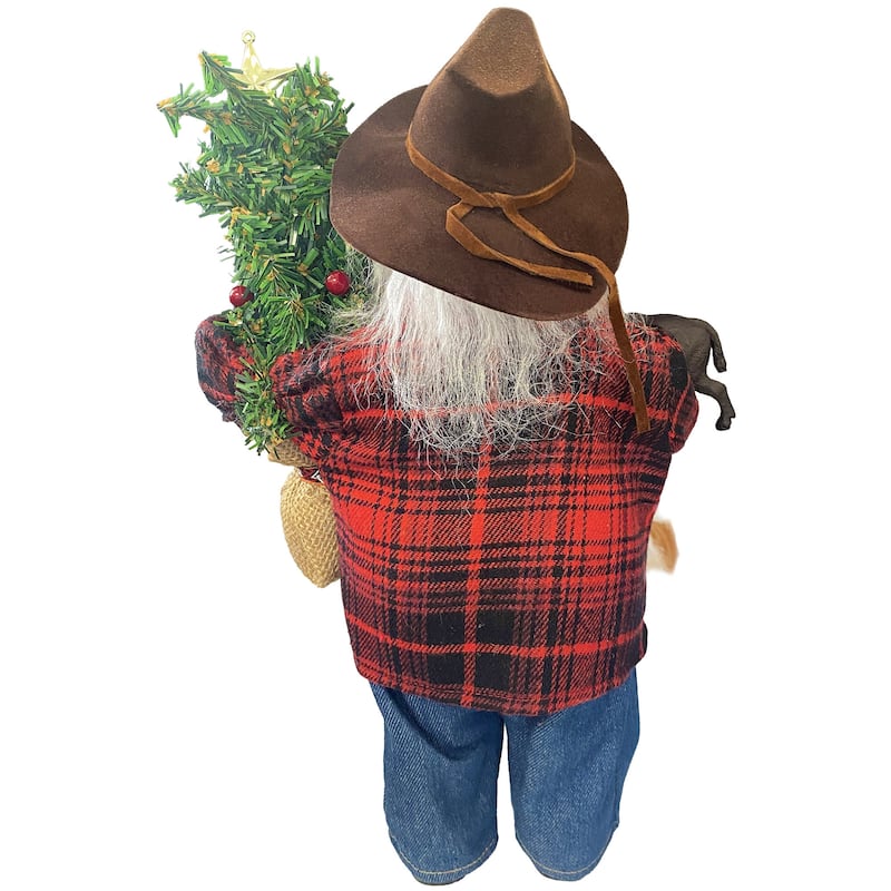 15" Home on the Range Claus