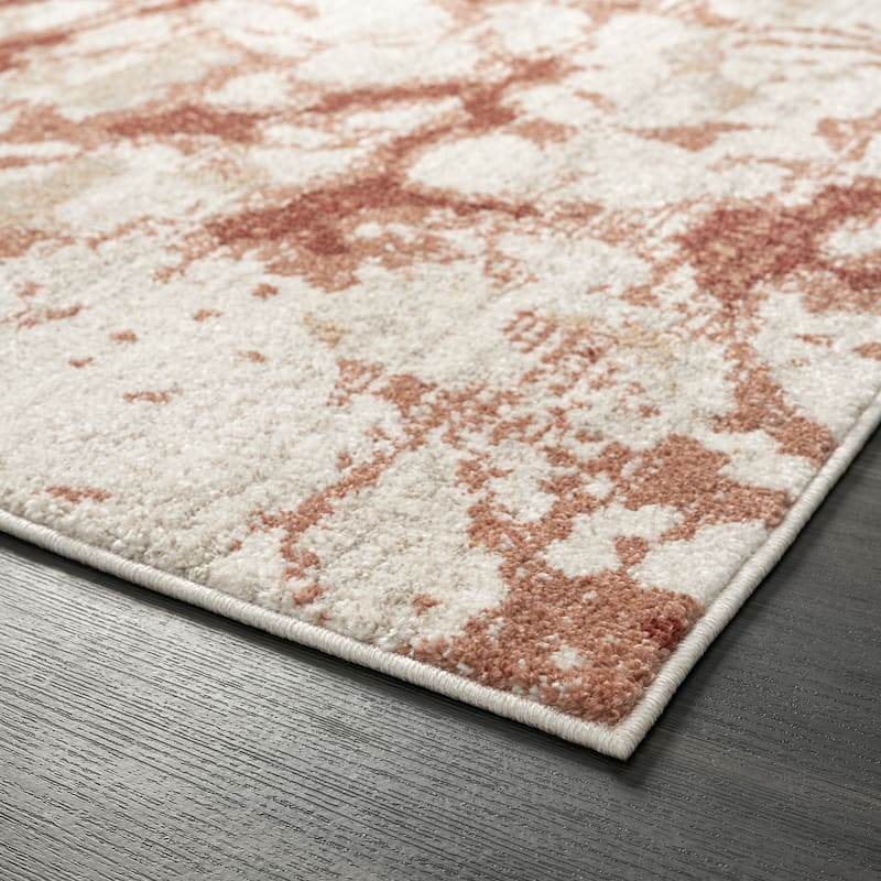 Abani Rugs Sedona SED180A Contemporary Rust Red Beige Area Rug