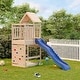 preview thumbnail 11 of 17, vidaXL Outdoor Playset Outdoor Backyard Playground Equipment for Kids Age 3-8 - 100" x 44.9" x 98" Brown Pine