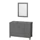 Option Dark Gray / Brushed Chrome Hardware