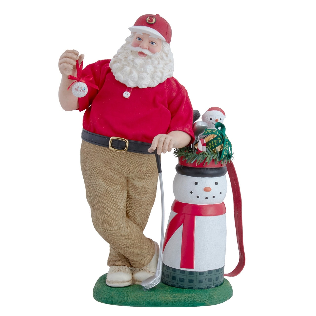 Kurt Adler 10.5" Fabriché Golf Santa