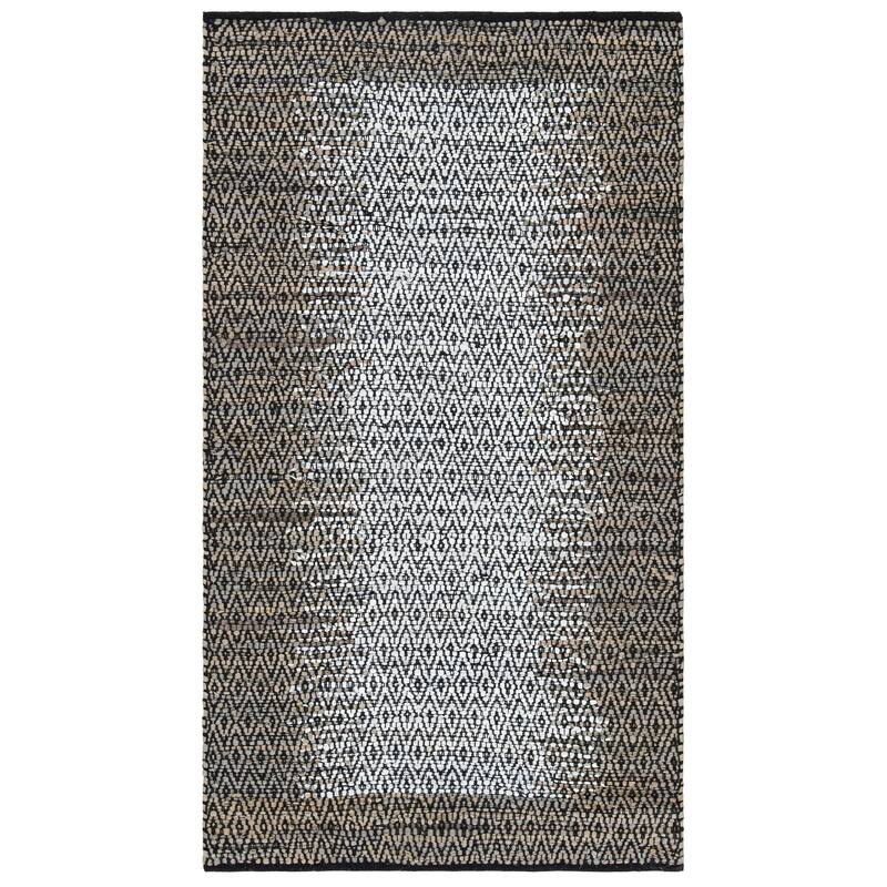 SAFAVIEH Handmade Vintage Boho Leather Mellissa Modern Stripe Leather