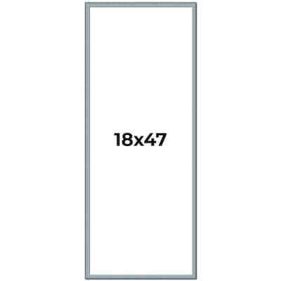 18x47 Frame Rustic Sky Blue Solid Wood Picture Frame | 0.75 Inch