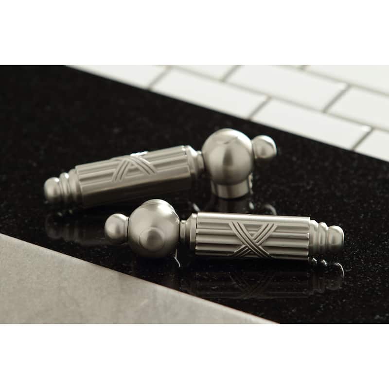 Kingston Brass Restoration Bridge Kitchen Faucet with Brass Sprayer