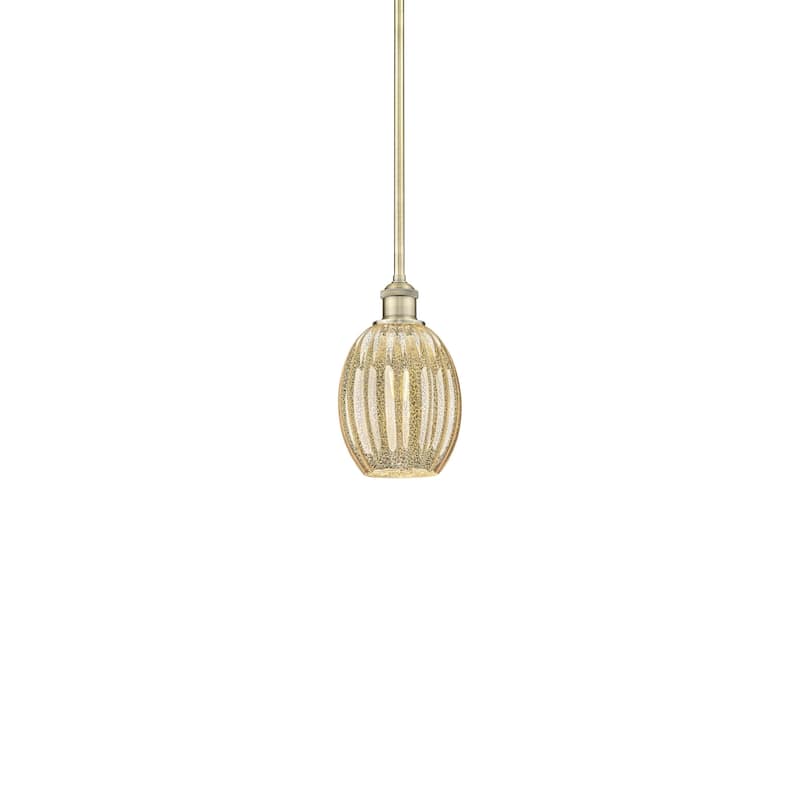Innovations Lighting 616-1S-11-7 Preston Pendant Preston 7" Wide Mini - Antique Brass / Mercury