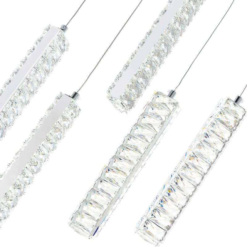 Celina LED Chandelier With Chrome Finish