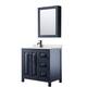 Option Dark Blue, Black Trim, Giotto Quartz Top