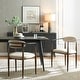 preview thumbnail 4 of 107, Modern Industrial Elmore Upholstered Dining Chairs (Set of 2) with Iron Frame by Christopher Knight Home