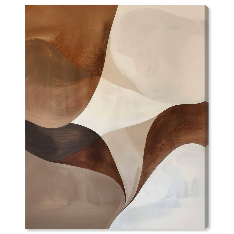 Art Remedy Dream Away Ii Gallery Wrapped Abstract Shapes 1 Piece Canvas Wall Art - 24 x 30