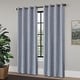 preview thumbnail 45 of 90, Linen Texture 100% Blackout Grommet Curtain Pair(2 panels)