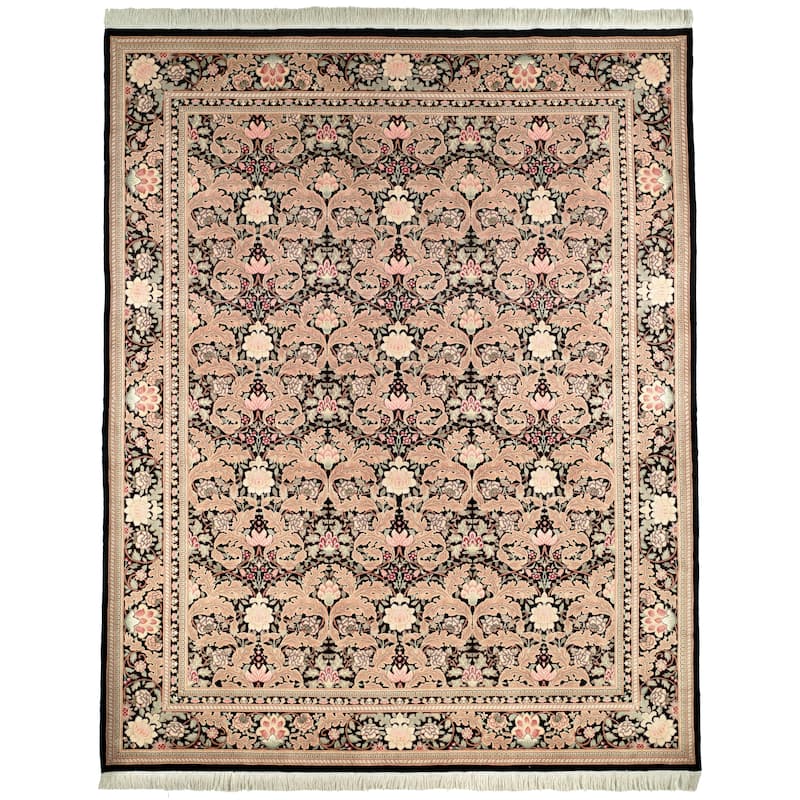 SAFAVIEH Couture Hand-knotted Versailles Tetje Traditional Oriental Silk Rug - 8' x 10' - Multi