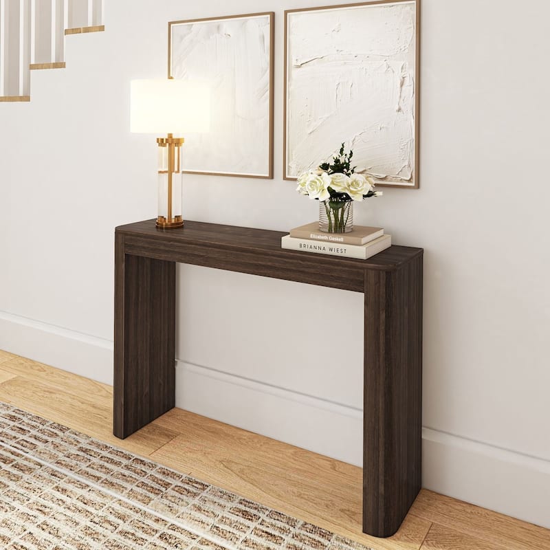 Plank and Beam Contour Console Table - 46" - Walnut