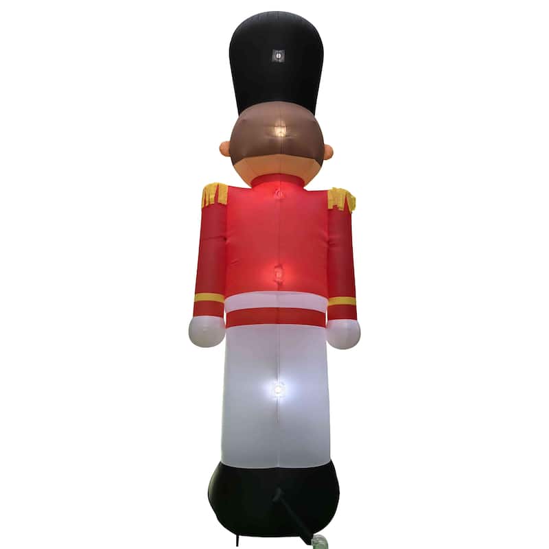 Lighted Inflatable Soldier Outdoor Commercial Christmas Decoration - 20'