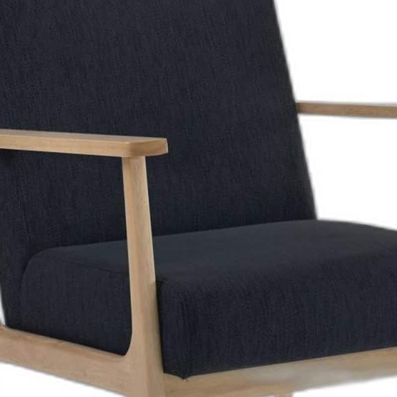 31 Inch Upholstered Armchair with Solid Wood Frame - 27.2” x 29.9” x 28.3”