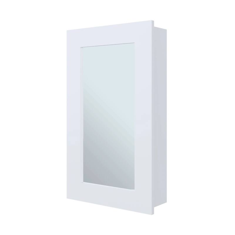 Medicine Cabinet with Included Mirror - White