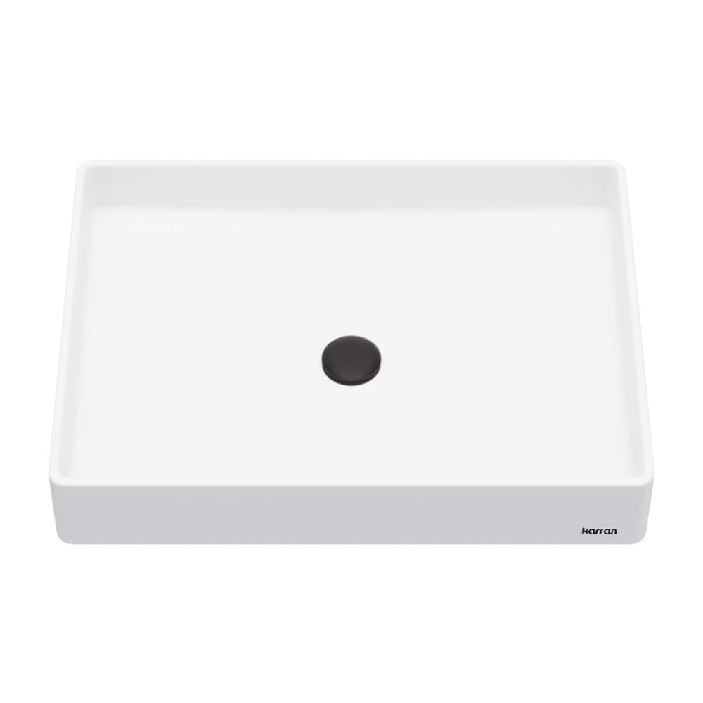 Karran USA SQS500 Sternhagen 23-5/8" Rectangular Quartz Composite