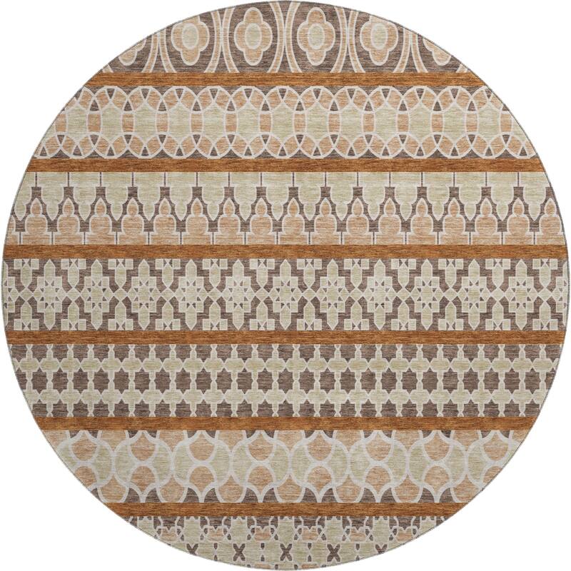 Premium Washable Super Soft Boho Stripes Mayfield Rug