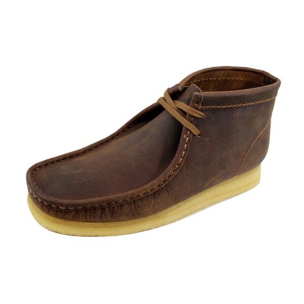 clarks wallabees beeswax boot