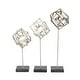 preview thumbnail 12 of 11, CosmoLiving by Cosmopolitan Marble Contemporary Sculpture (Set of 3) - S/3 14",17", 20"H