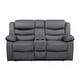 preview thumbnail 9 of 10, Hadden Double Reclining Loveseat with Console