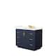 Option Dark Blue, Gold Trim, Giotto Quartz Top