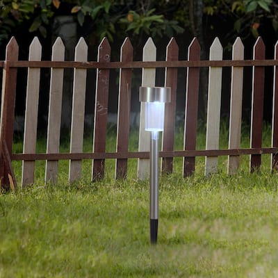 10pcs High Brightness Solar Power LED Lawn Lamps with Lampshades
