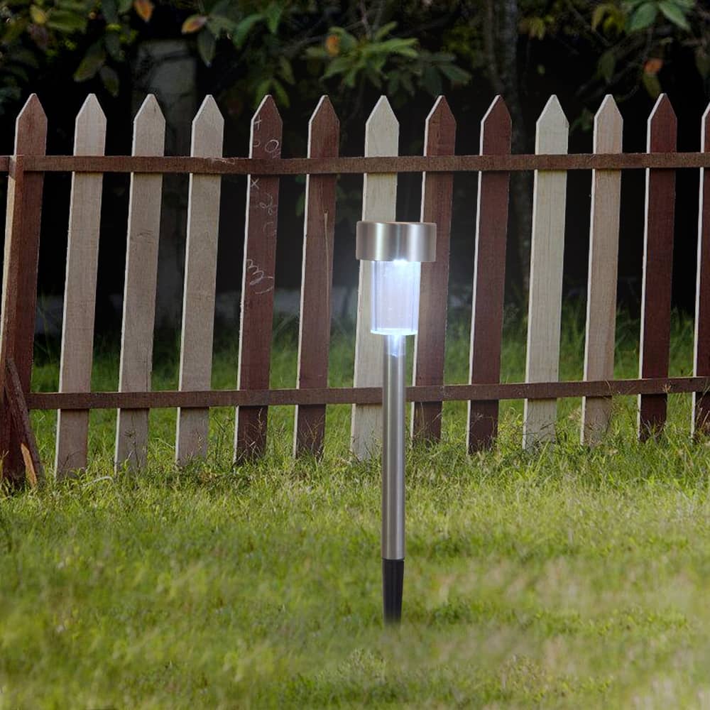 10pcs High Brightness Solar Power LED Lawn Lamps with Lampshades