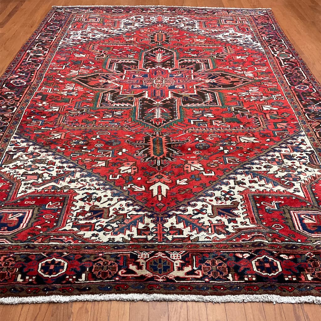 HERAT ORIENTAL Handmade Fine Heriz Rug - 8'5" x 12'