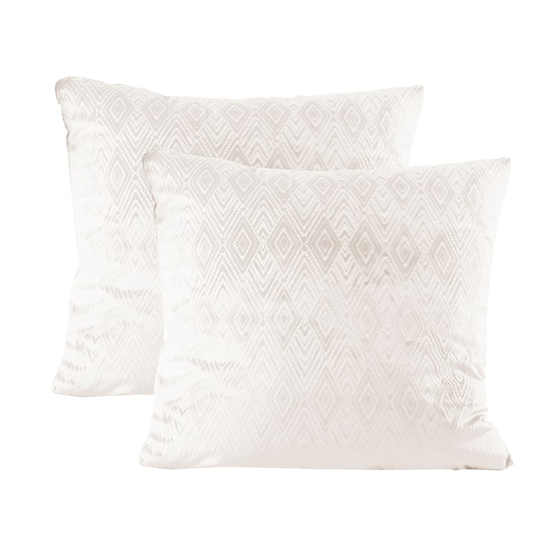 Tonopah Ikat Velvet Throw Pillow Cover Set, NO INSERT