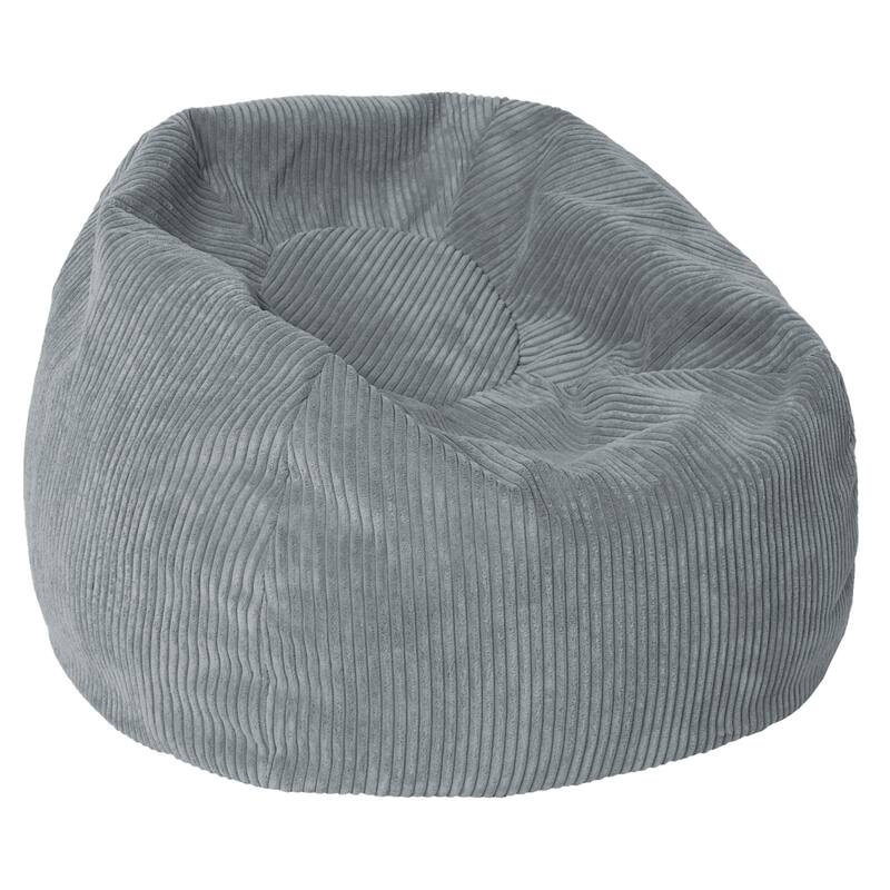 Sorra Home Indoor Soft Corduroy Bean Bag Chair