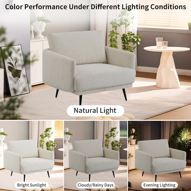 Karaka 37.5"W Oversized Armchair Leisure Sofa Accent Chair