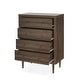 preview thumbnail 5 of 10, Nystrom Mid Century Modern 4 Drawer Dresser by Christopher Knight Home