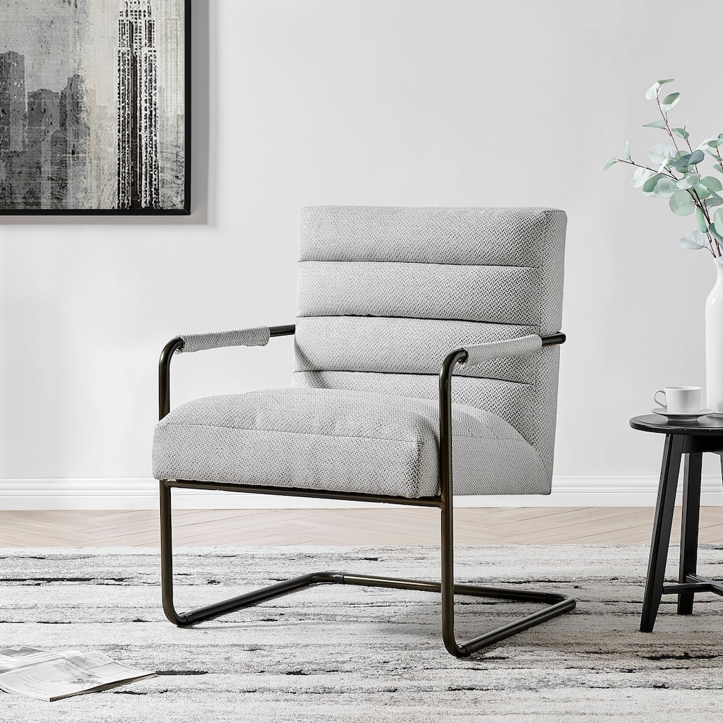 NPD Furniture Peyton Fabric Accent Arm Chair