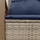 preview thumbnail 66 of 152, vidaXL Patio Sofa with Cushions Outdoor Seating Sectional Sofa Poly Rattan