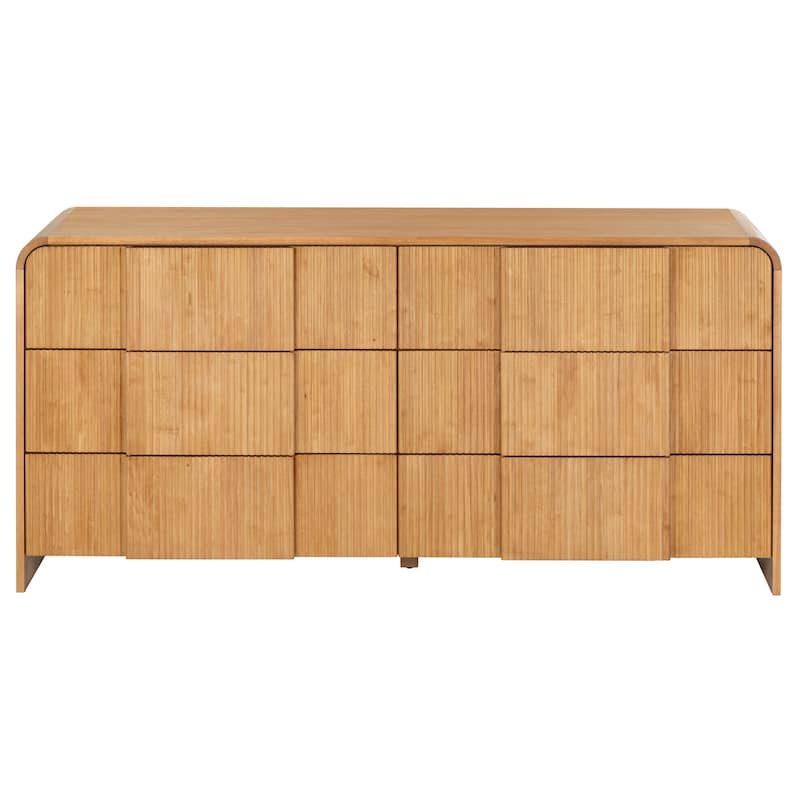 SAFAVIEH Couture Vitale Reeded Wood Dresser