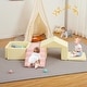 preview thumbnail 8 of 12, Foam Climbing Blocks and Ball Pit, 6PCs Toddler Climb and Crawl Activity Playset Indoor Pink