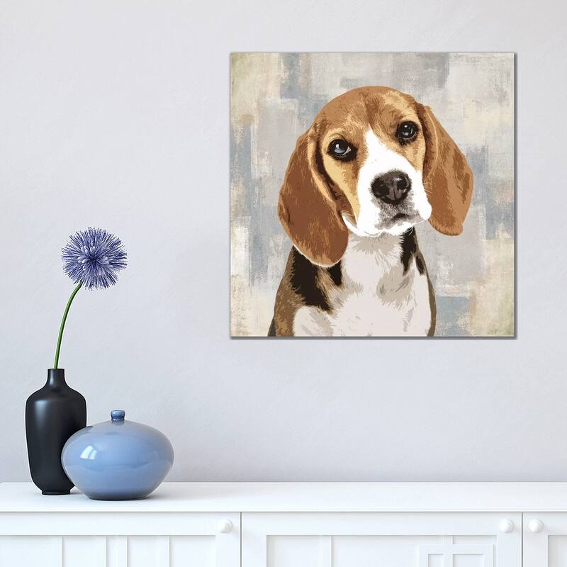 iCanvas "Beagle" by Keri Rodgers Canvas Print - 18x18x1.5