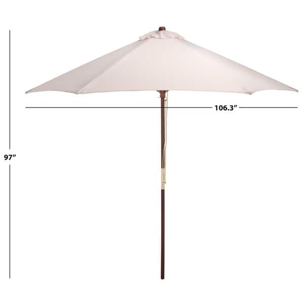 dimension image slide 0 of 5, SEI Furniture Casandra Round Ribbed Umbrella