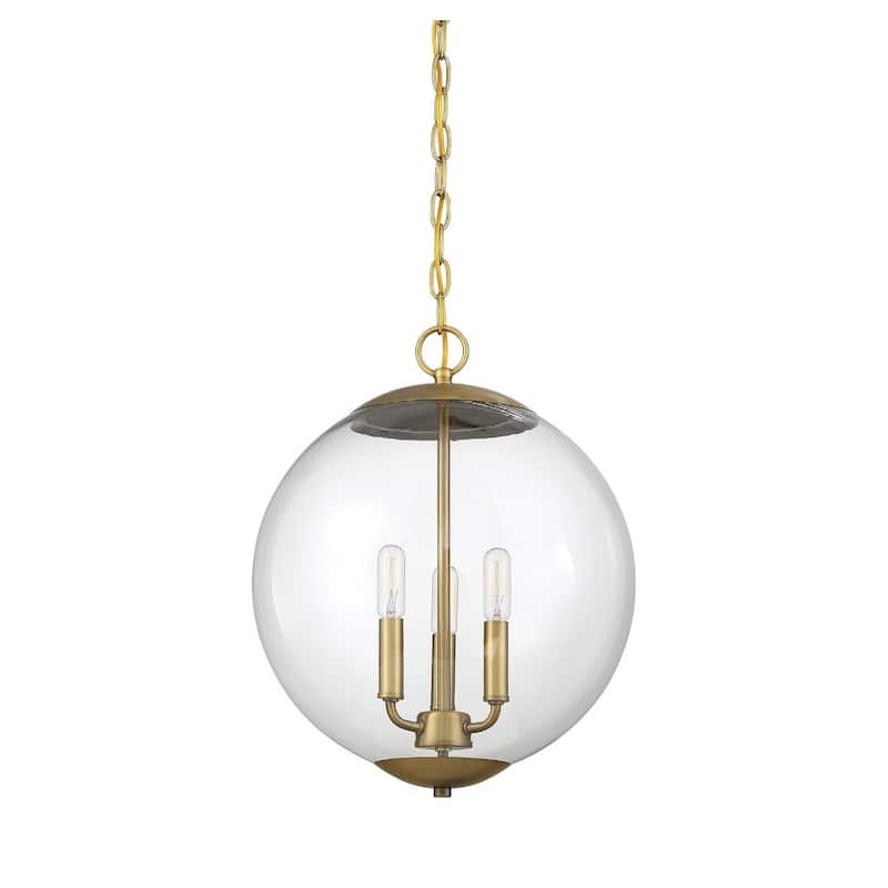 Trade Winds Katie 3-Light 15" Pendant