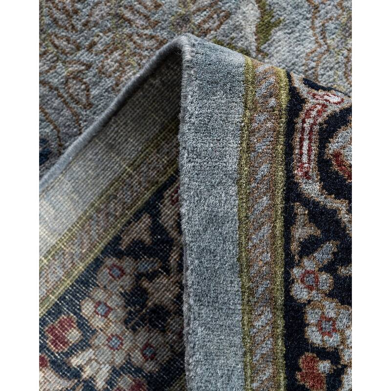 Contemporary Overdyed Wool Hand Knotted Runner - 2' 7" x 7' 8"