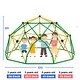 preview thumbnail 6 of 28, 12 ft Kids Climbing Dome Durable Jungle Gym Play Center with Monkey Bars for Outdoor Fun - 144” L x 144” W x 72” H