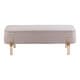 preview thumbnail 3 of 6, Lebreton Storage Bench Oatmeal Beige